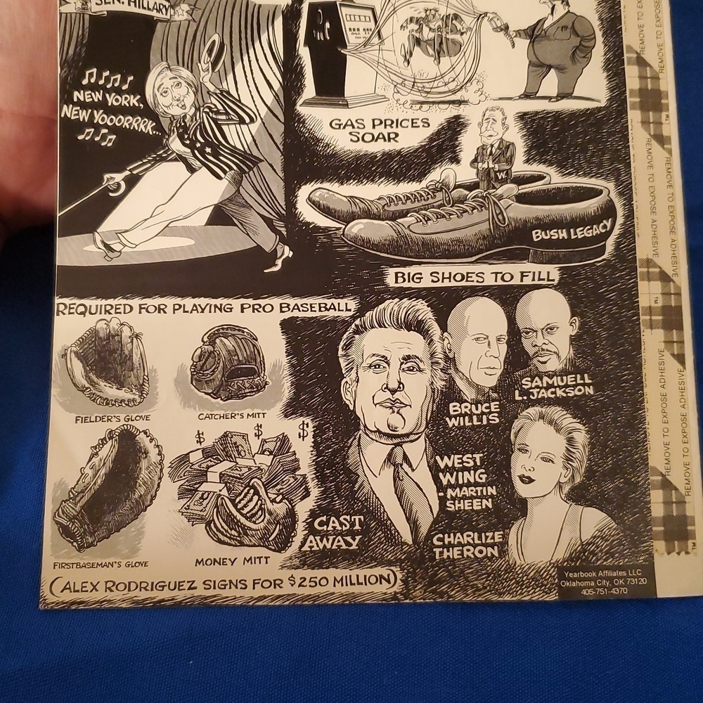 4/$20 VTG Nostalgic 2000 - 2001 pop culture yearbook insert - Picture 12 of 12